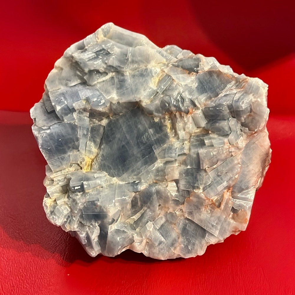 Blue Calcite Crystal Cluster from Mexico (2 lbs)